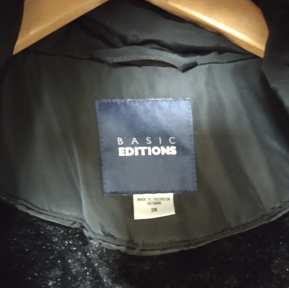 Basic Editions Black Hooded Jacket - image 4